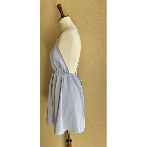 Glamorous Womens Blue Low Back Party Prom Strappy Dress Size S $58 - Picture 9 of 9